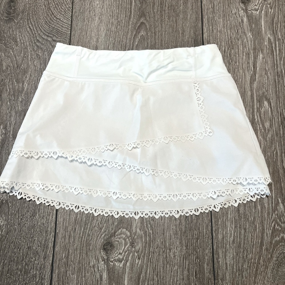 Ivivva Rally Wrap Skirt White - Size 8